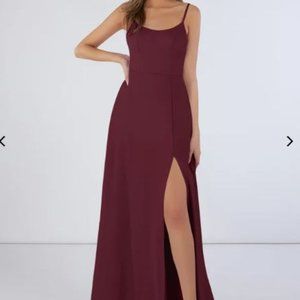 NWT Azazie Moira Cabernet Size A4 Bridesmaid Dress
